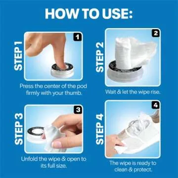 Game Face Sneaker Cleaner Wipes - Portable Shoe Care