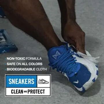 Game Face Sneaker Cleaner Wipes - Portable Shoe Care