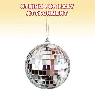 ArtCreativity 4 Inch Disco Ball - Perfect for Parties