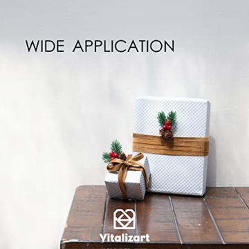 Vitalizart Khaki Velvet Ribbon Set - Perfect Crafting Delight