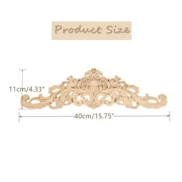 MUXSAM Wooden Carved Appliques for Elegant Home Decor