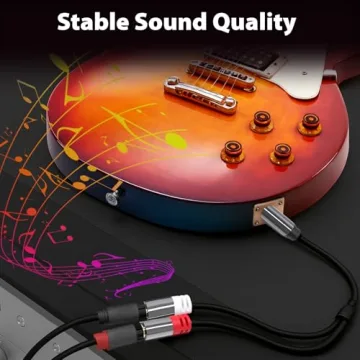 Cyberguys 1/4 Inch to RCA Cable for Clear Audio Connections