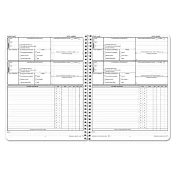 BookFactory Loan Signing Agent Notary Journal/Official Single Signing Notarial Acts Logbook - 100 Pages, Wire-O, 8.5" x 11" (LOG-100-7CW-PP(Loan-Agent-Notary))