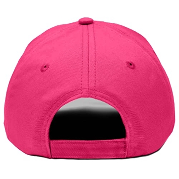 DALIX Women's Hot Pink Cotton Cap Lightweight & Adjustable