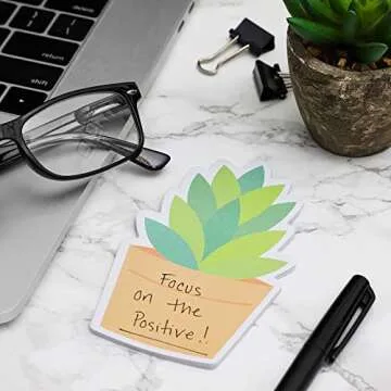 Cactus Sticky Notes Set for Fun Note-taking Essentials
