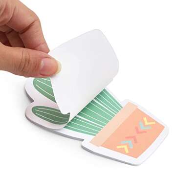Cactus Sticky Notes Set for Fun Note-taking Essentials