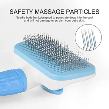 Atlamia Self Cleaning Slicker Brush for Effortless Grooming