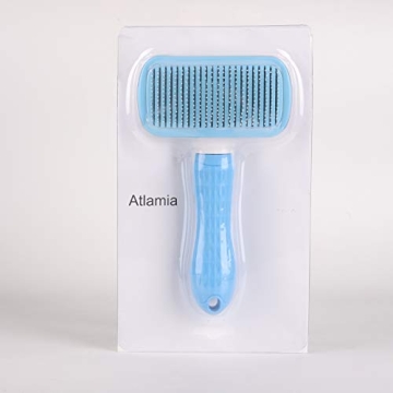 Atlamia Self Cleaning Slicker Brush for Effortless Grooming