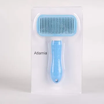 Atlamia Self Cleaning Slicker Brush for Effortless Grooming