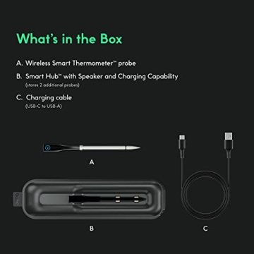 Chef iQ Smart Wireless Meat Thermometer for Perfect Cooking