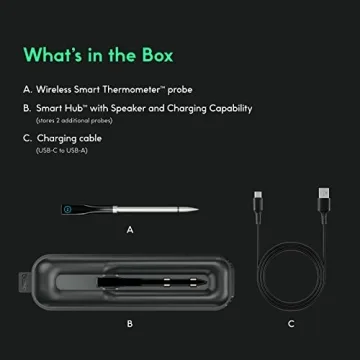 Chef iQ Smart Wireless Meat Thermometer for Perfect Cooking