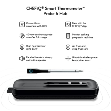Chef iQ Smart Wireless Meat Thermometer for Perfect Cooking
