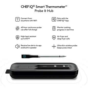 Chef iQ Smart Wireless Meat Thermometer for Perfect Cooking