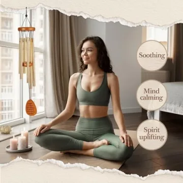 SteadStyle Thank You Gifts, Forever Grateful Wind Chime with Engraved Thank You Message, Thank You Gifts for Women, Friends, Family, Teachers, Coworkers, Employee Appreciation Gift