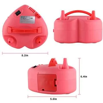 Electric Balloon Pump - Portable Dual Nozzle Inflator