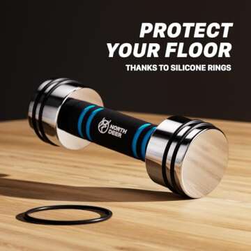 Stylish Adjustable Dumbbell Set for Women - 5lb Pair