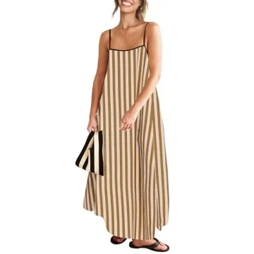 Shy Velvet Women's Summer Linen Maxi Dress - Comfortable & Stylish