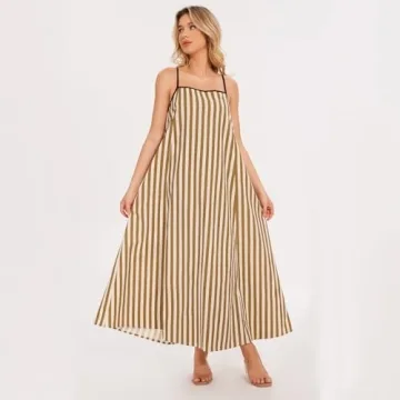 Shy Velvet Women's Summer Linen Maxi Dress - Comfortable & Stylish