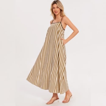 Shy Velvet Women's Summer Linen Maxi Dress - Comfortable & Stylish