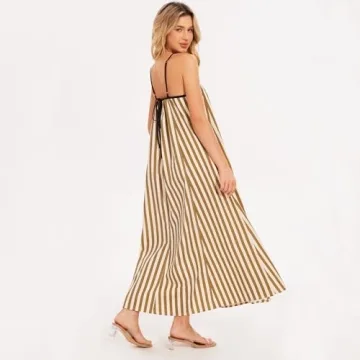 Shy Velvet Women's Summer Linen Maxi Dress - Comfortable & Stylish