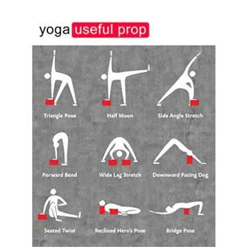 CWM EVA Yoga Block 1 Pack and High Density EVA Foam Yoga Brick to Support and Deepen Poses Black