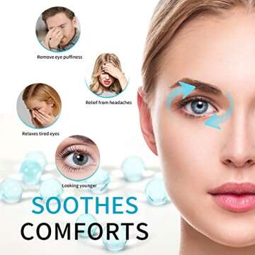 Cooling Eye Mask - Reusable Gel Bead Sleeping Mask