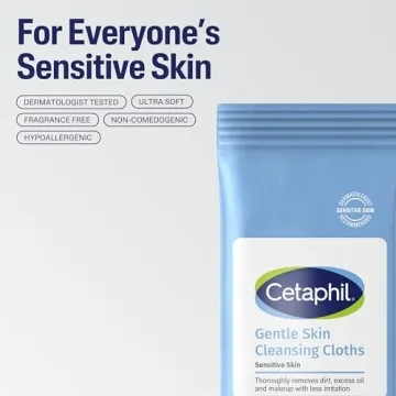 Cetaphil Gentle Skin Cleansing Cloths Ideal for Sensitive Skin