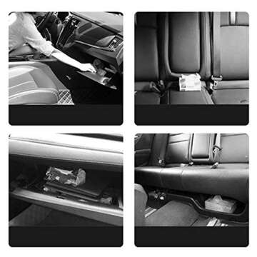 Luxury SPANICE Bling Bling Car Tissue Holder for Women