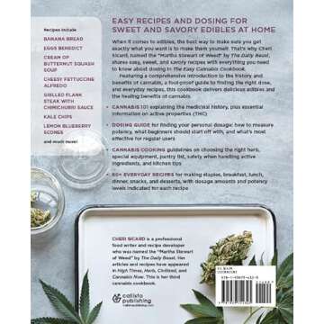 The Easy Cannabis Cookbook: 60+ Medical Marijuana Recipes for Sweet and Savory Edibles