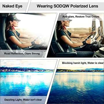 SODQW Aviator Sunglasses for Women Men Oversized with Metal Frame, Mirrored Polarized Aviator Sunglasses with UV Protection