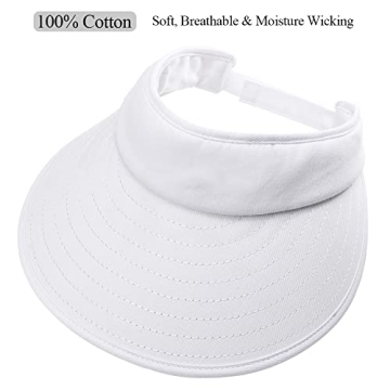 Large Brim Sun Visor Hat Women UPF50+ UV Protection
