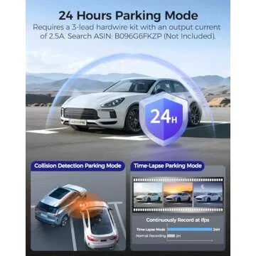 AZDOME M550 Pro 5G WiFi 3 Channel Dash Cam Built-in GPS, 4K+1080P Dual Dash Camera for Cars with 64GB Card, 1440P+1080P+1080P Front and Rear Inside, 3.19" IPS Screen, IR Night Vision, 24H Parking Mode