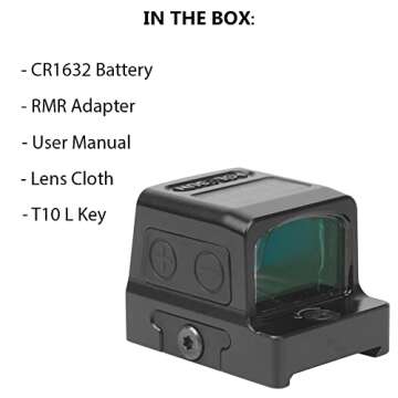 HOLOSUN HE509T-RD X2 Reflex Red Dot Sight for Pistol