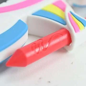 Boogie Board Kids Sketch Pals Portable Authentic Doodle Board, 4-inch Reusable Drawing Pad with Attached Stylus, Perfect for Travel & Road Trips for Kids Ages 4+, Unicorn