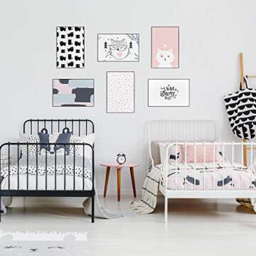 MCS Black Format Picture Frames - 8x12, 6-Pack for Stylish Decor