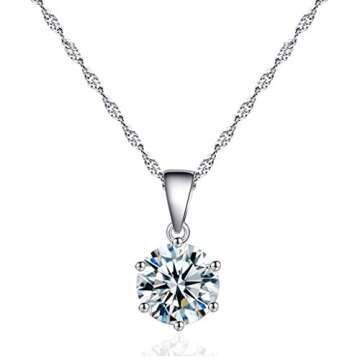 iLH Clearance Deals Fahion Women Charm Bridal Engagement Crystal Rhinestone Snowflake Pendant Necklace Jewelry Gift by (A)