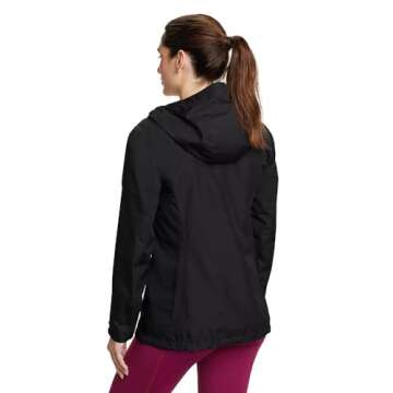 Eddie Bauer Women's RIPPAC Pro Rain Jacket | Waterproof, Stylish and Functional | XX-Large