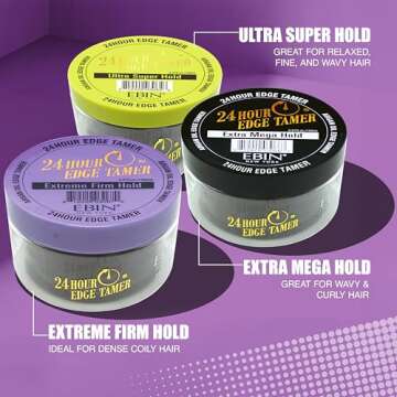 EBIN NEW YORK 24 Hour Edge Tamer - Extra Mega Hold (8.25oz/ 250ml)