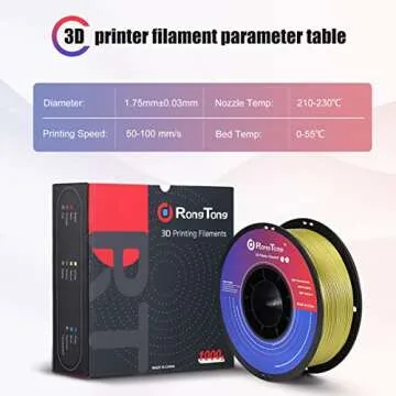 RongTong PLA Pro 3D Printer Filament Olive Green 1.75mm