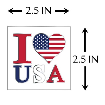 24 Patriotic Temporary Tattoos for July 4th Celebrations