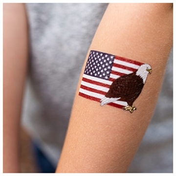 24 Patriotic Temporary Tattoos for July 4th Celebrations