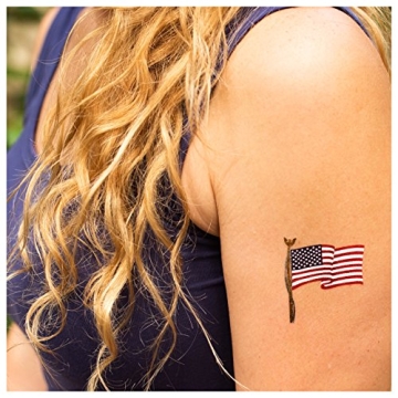 24 Patriotic Temporary Tattoos for July 4th Celebrations