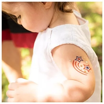 24 Patriotic Temporary Tattoos for July 4th Celebrations