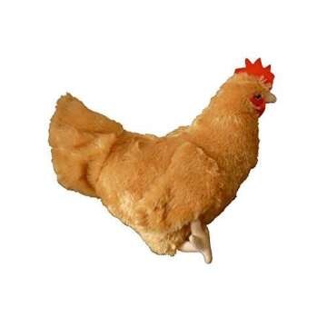 Adore 12" Standing Buffy The Hen Chicken Plush Stuffed Animal Toy