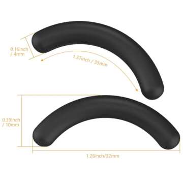 Zhehao Eyelash Curler Refill Eyelash Curler Pad Silicone Rubber Curler Replacement Refill Pad for Universal Lash Curler with Clear Storage Box