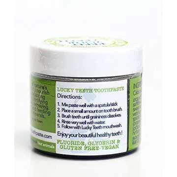 Charcoal Toothpaste Xtra Whitening Toothpaste - by Lucky Teeth - All Natural, Organic, Remineralizing and Fortifying
