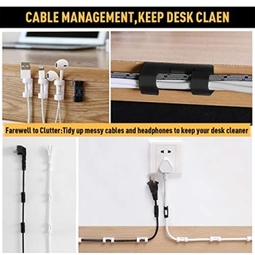 XIAOXI Cable Clips Strong Adhesive Cord Organizer