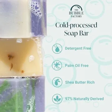 The Bubble Factory Shea Butter Soap Bar Gift Set