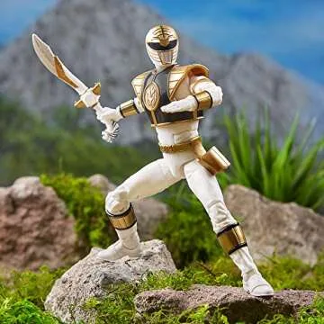 Power Rangers Hasbro Toys Lightning Collection 6-Inch Mighty Morphin White Ranger Collectible Action Figure
