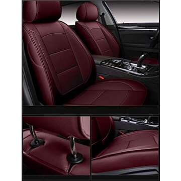 OASIS AUTO Custom Leather Seat Covers for Wrangler JL